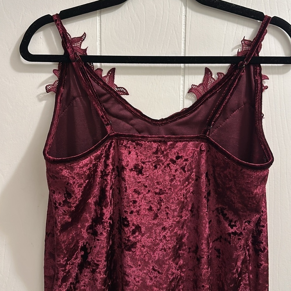 Crushed velvet tank top M - Picture 7 of 10